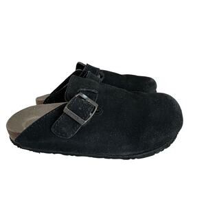 Bjorndal | Size 7 Black Suede Mule Slip-Ons
